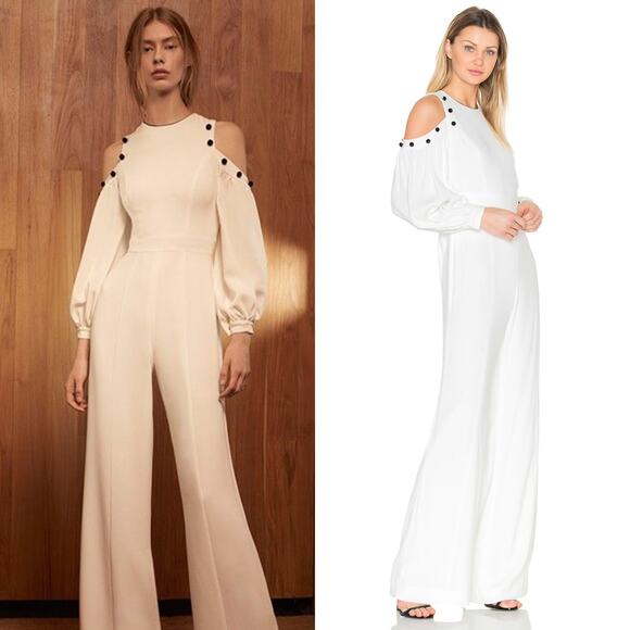 Alexis Pants - Alexis Easton Jumpsuit White